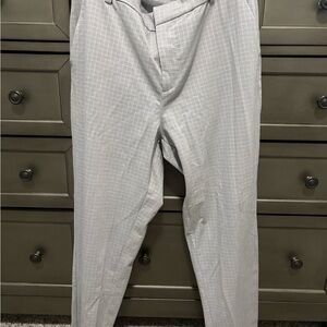 Liverpool Women's Light Gray Checkered Pants